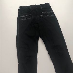 Hi detail, zip ankle, Designer stretch jean